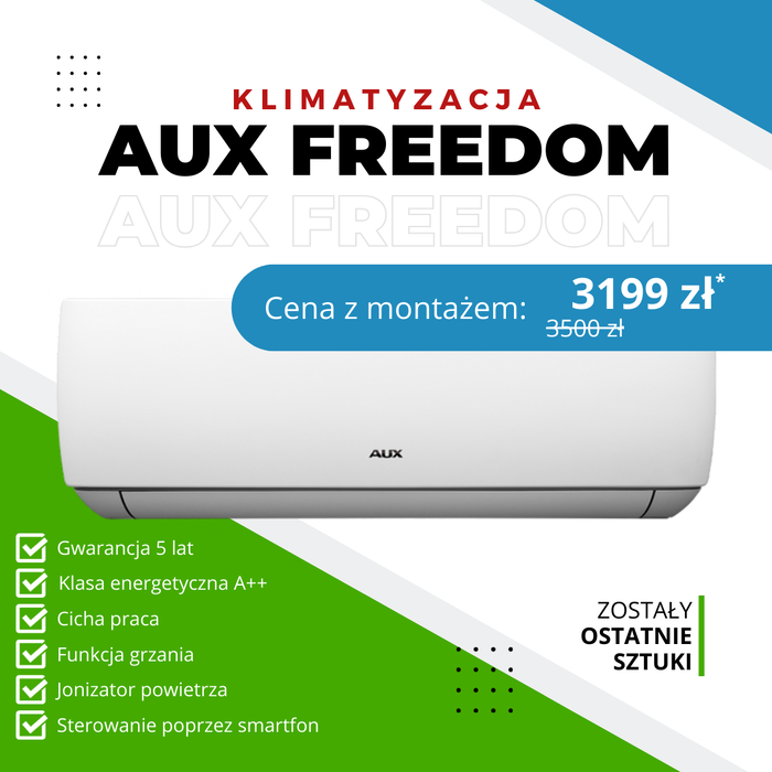 Promocja na montaż klimatyzacji AUX Freedom.png